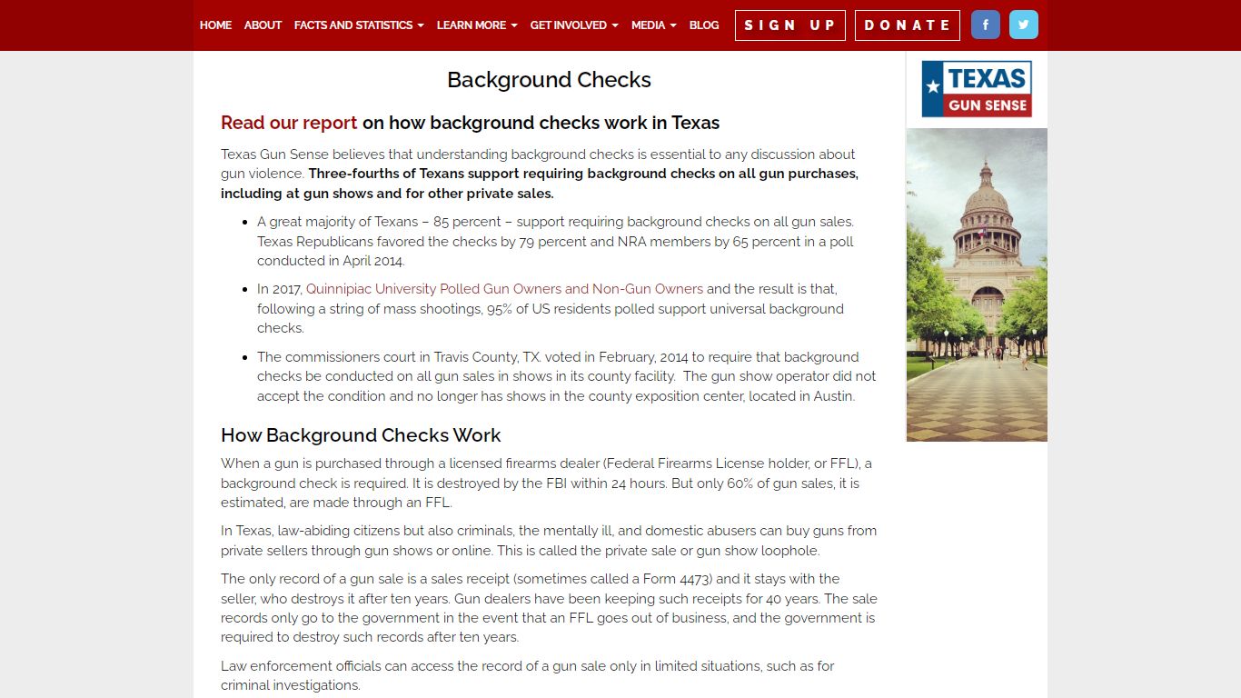 Background Checks: How they work - Texas Gun Sense